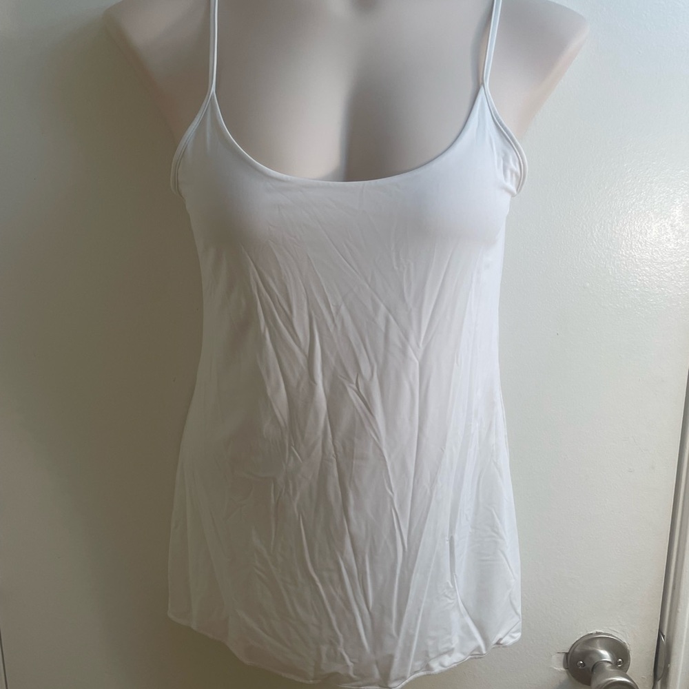 Jockey White Scoop Neck Camisole with Thin Straps